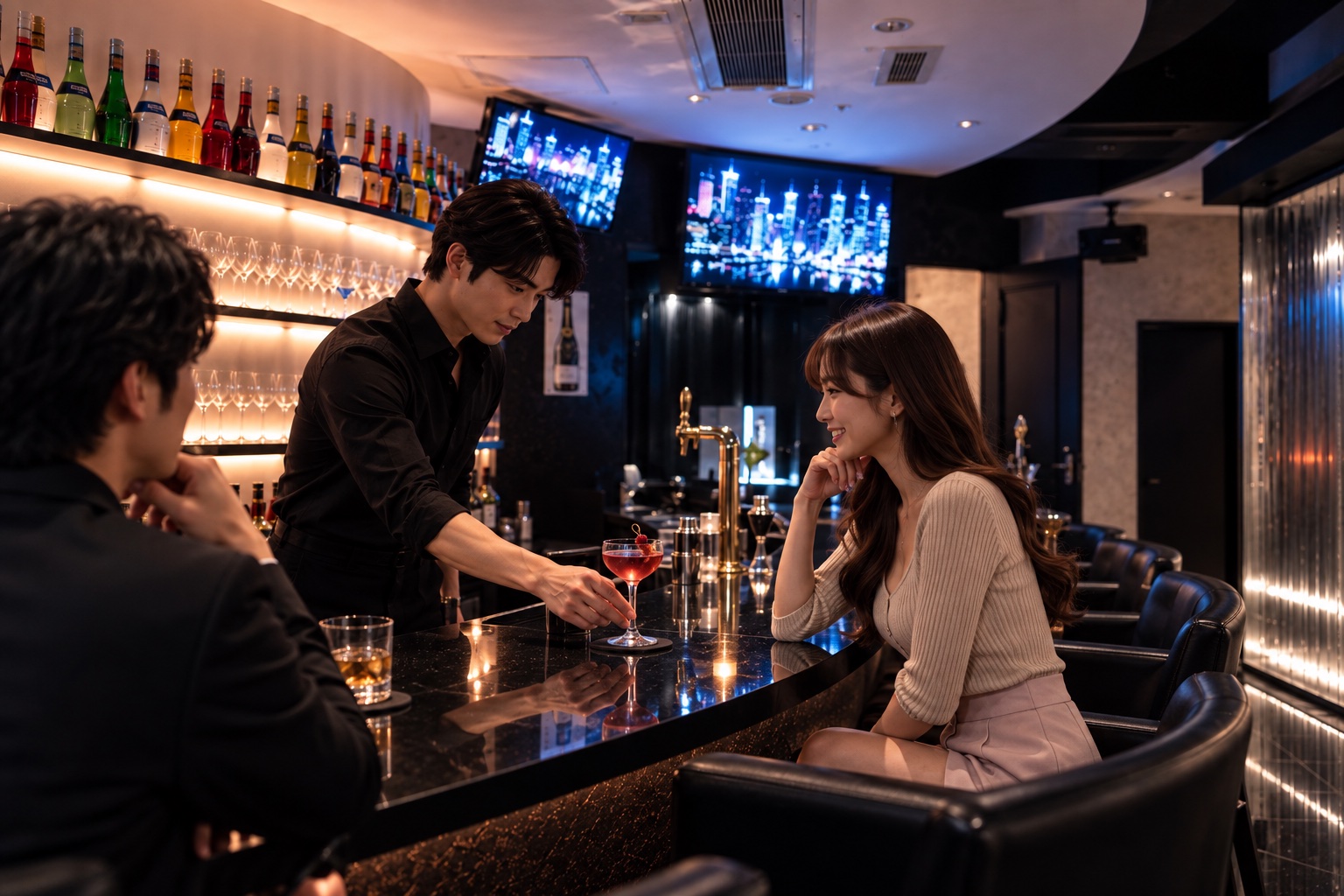 カウンターで交わされる一杯と会話